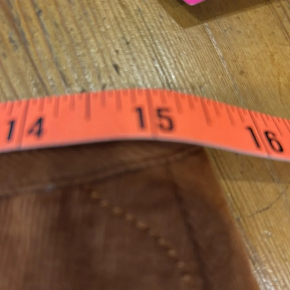 Madewell Corduroy Quilted Brown‎ Button Skirt Size 8